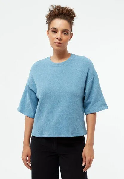 Givn Berlin Givn Berlin Sweater GBSELMA aus recycelter Baumwolle - Frosty Blue, Blue, – Produktbild 1 von 4