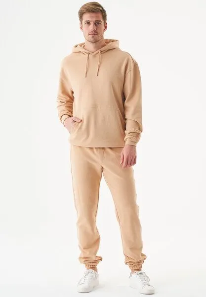 ORGANICATION ORGANICATION ESSENTIALS-HALKI-Unisex Soft Touch Hoodie aus Bio-Baumwolle, Beige, – Produktbild 2 von 3