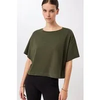 mandala Mandala Boxy Tee, Leaf (grün), – Produktbild 1 von 1