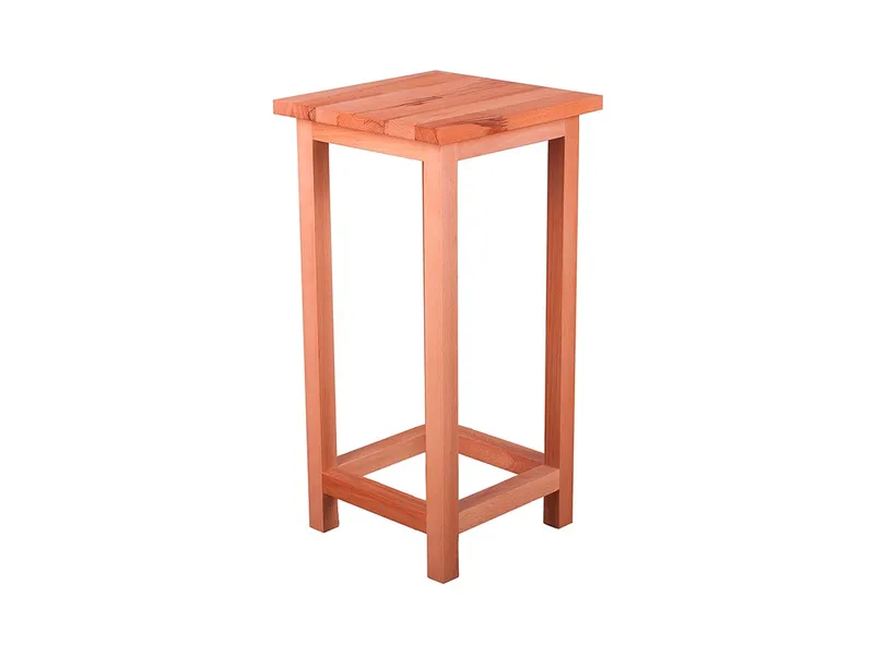 Blumenständer "MARCO 2" B 30 x T 30 x H 60 cm, Kernbuche geölt, – Produktbild 1 von 1