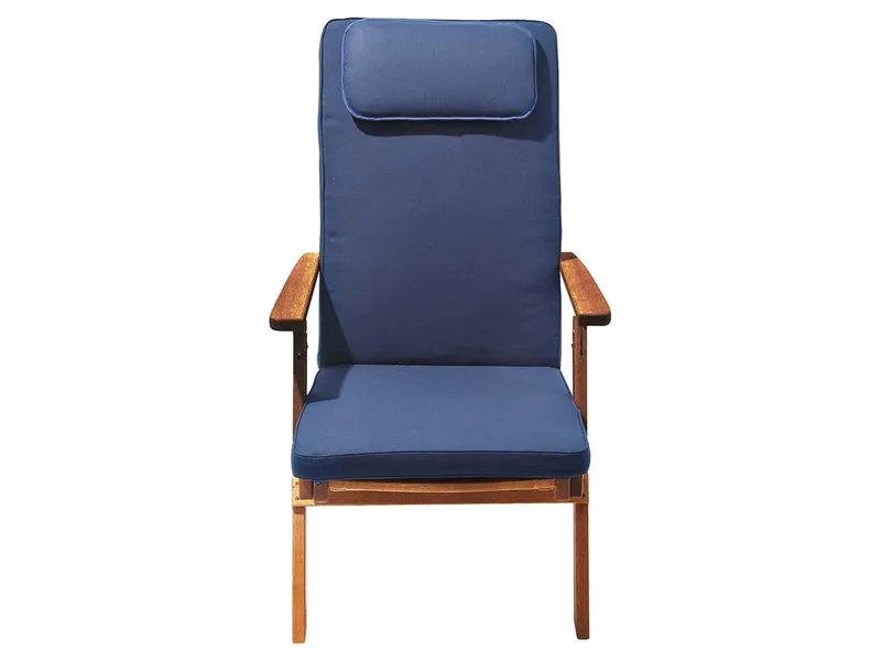 Rondo Auflage für Deckchair 127 x 50 x 6 cm, Bezug aus Polyester, blau – Produktbild 1 von 1