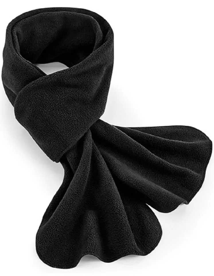 Beechfield Beechfield Fleeceschal warmer Damen Fleece Schal / Winterschal - 170 x 25 cm, Antipilling-Oberfläche, Schwarz, – Produktbild 1 von 2