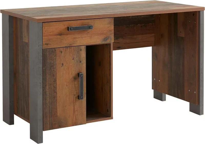 FORTE Schreibtisch Clif, Beige, – Produktbild 4 von 5