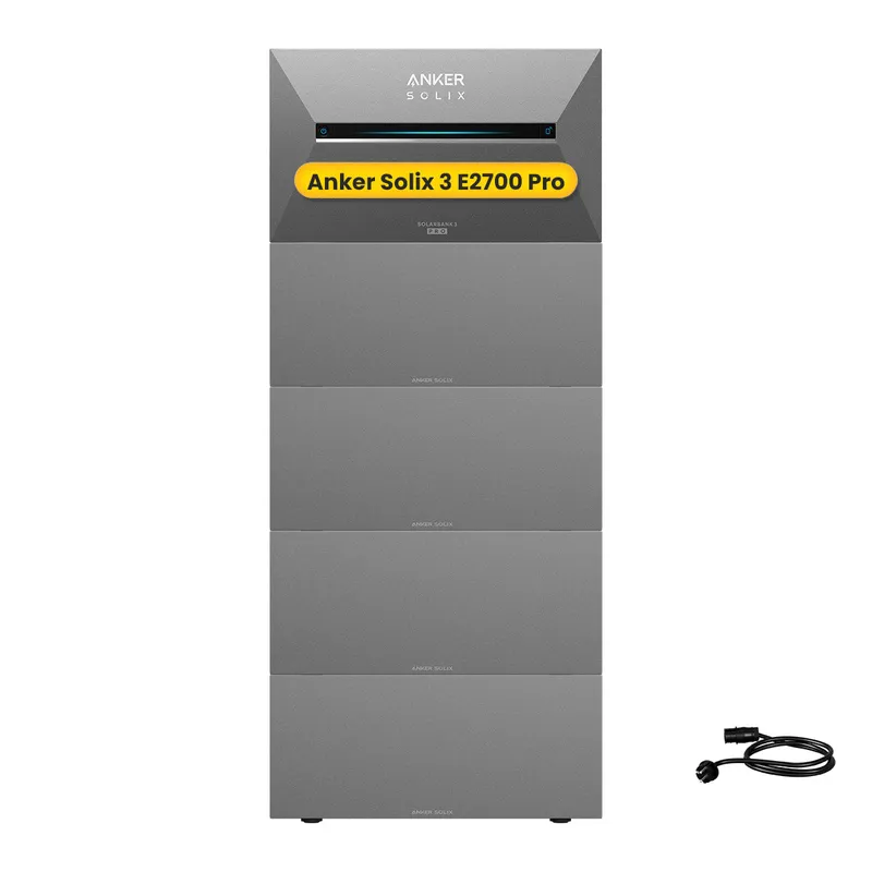 Anker Anker SOLIX Solarbank 3 E2700 Pro All-in-One Speicher für Balkonkraftwerk, by Powerness - 13.5kWh / ohne Zubehör / Selbstabholung – Produktbild 1 von 1