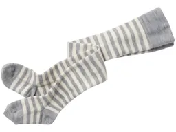 grödo Kinder Strumpfhose hellgrau-geringelt Gr.1-2 – Produktbild 1 von 1
