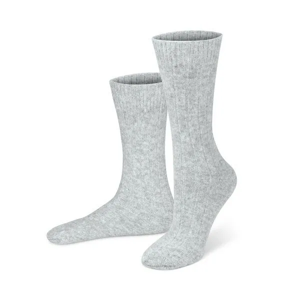 Bruno Barella Bruno Barella Winter Thermo Socken aus Lammwolle – 3er Set, mulesingfrei, Grau, – Produktbild 1 von 1