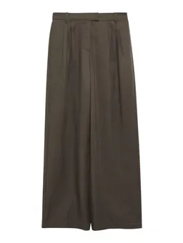 comma comma Stoffhose braun,Casual,Lyocell,Unifarben,Wide Leg,Mittel – Produktbild 1 von 1