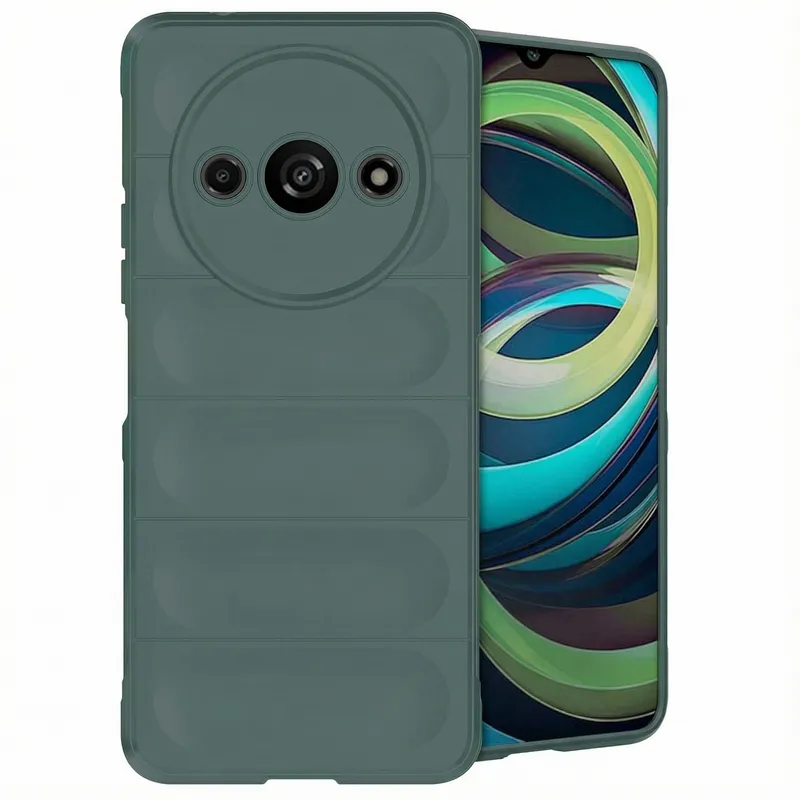 imoshion imoshion EasyGrip Backcover für das Xiaomi Redmi A3, Dunkelgrün, – Produktbild 1 von 1