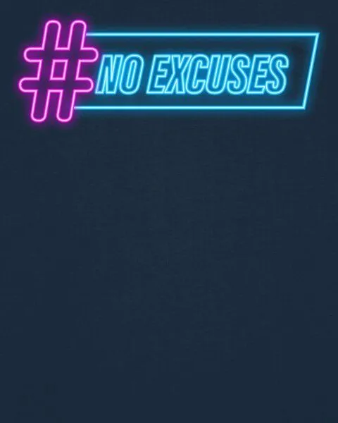 watapparel watapparel T-Shirt Unisex No Excuses, French navy, – Produktbild 3 von 3