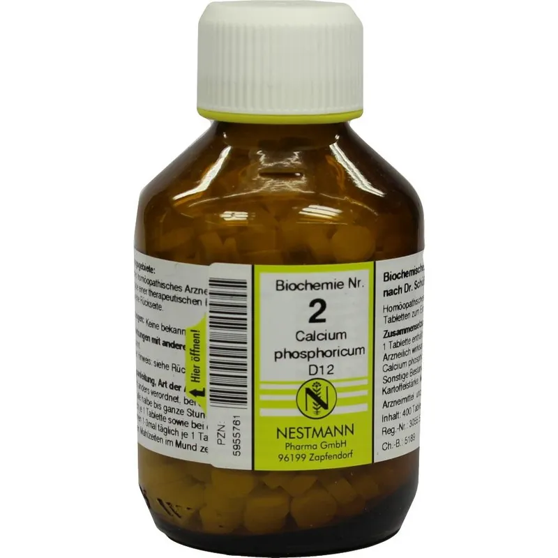 Nestmann Pharma BIOCHEMIE 2 Calcium phosphoricum D 12 Tabletten 400 St Tabletten – Produktbild 1 von 1