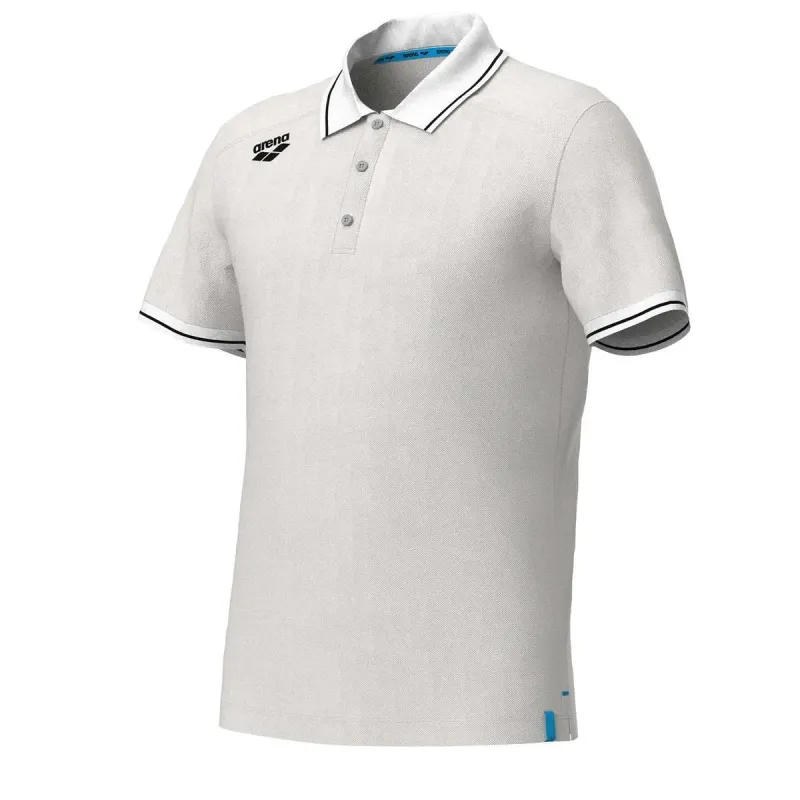 arena Polo-Shirt aus Baumwolle Arena Team Solid, Blanc, – Produktbild 1 von 2