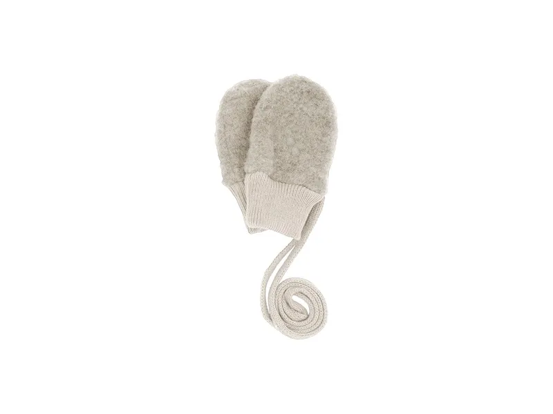 Maximo Maximo Baby Handschuhe Bio-Schurwolle Fleece düne (1 Mon.), Braun, – Produktbild 1 von 1