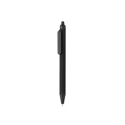 XD Collection Tide Smooth Touch Stift aus GRS zertifiziert recyceltem ABS, schwarz, Schwarz, – Produktbild 1 von 1