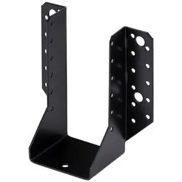 Alberts ALBERTS Balkenschuh, verzinkt, schwarz, lichte Breite 76 mm, Höhe 152 mm, 16St. – Produktbild 1 von 1