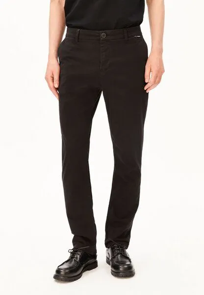 ARMEDANGELS ARMEDANGELS AASTER Herren Chino Hose aus Bio-Baumwoll Mix, Black, – Produktbild 1 von 3