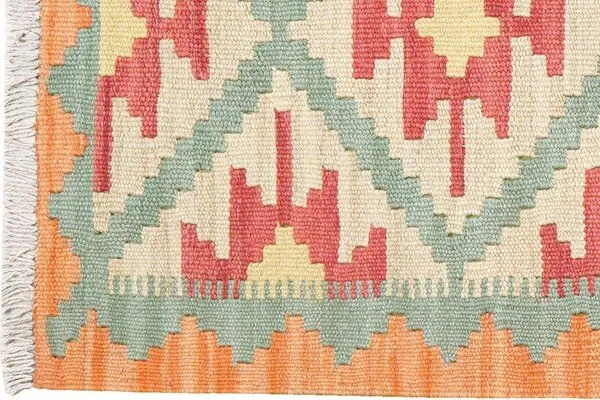 Rugtales Kelim Gashgai Beige „Rugtales“ aus Schurwolle, 63x201 cm, Bunt, – Produktbild 4 von 4