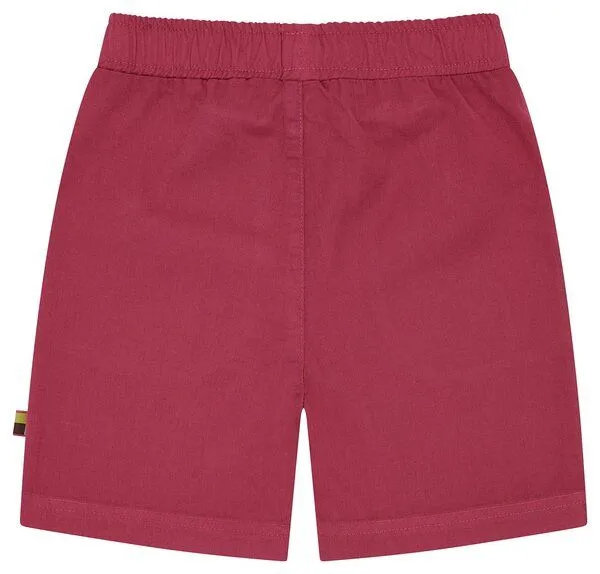 loud + proud loud + proud Babys & Kinder Bermuda Light Twill, GOTS-zertifiziert, Rouge(rosa), – Produktbild 1 von 3