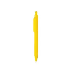 XD Collection Tide Smooth Touch Stift aus GRS zertifiziert recyceltem ABS, gelb – Produktbild 1 von 1