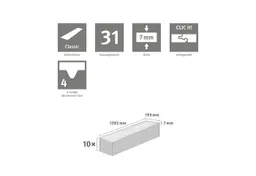 Egger Egger Laminat NatureSense* EL2099 Inuvik Eiche, (7mm, 2,494qm), Praktisch & Pflegeleicht – Produktbild 1 von 1