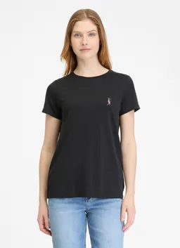 ragwear ragwear Kurzarmshirt ADORI C mit lustiger Katzen-Stickerei auf der Brust – Produktbild 1 von 1