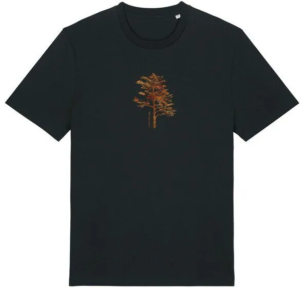 Kultgut Kultgut Artdesign - Biofair - Klassik Shirt / Wertschätzung Tree, Black, – Produktbild 1 von 5