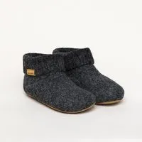 Gottstein Gottstein Hüttenschuh Knit Boot aus 100% Schurwolle - Filz-Hausschuh made in Tirol, Schwarz, – Produktbild 1 von 2