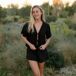 NORDLICHT NORDLICHT Jacquard Kurzarm Bluse Kari – Produktbild 1 von 1
