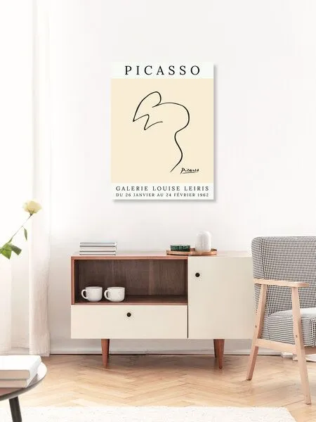 Photocircle Photocircle Poster / Leinwandbild - Picasso Maus – beige – Produktbild 3 von 4