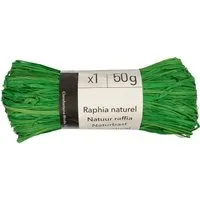 Geschenkbänder aus Bast 75 x 100 cm, 50 g, grün – Produktbild 1 von 1