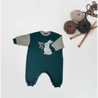 tetoi vienna tetoi-vienna TENCEL Babyoverall "Alpenflausch Hase" kuscheliger Strampler – Produktbild 1 von 1