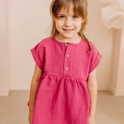 Walkiddy Walkiddy Kleinkinder Bluse GOTS-zertifiziert aus Bio-Baumwolle carminrot – Produktbild 1 von 1