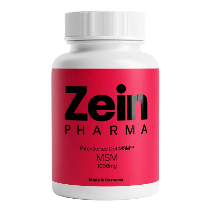 ZeinPharma ZeinPharma MSM mit patentiertem OptiMSM 1000mg Kapseln – Produktbild 1 von 1