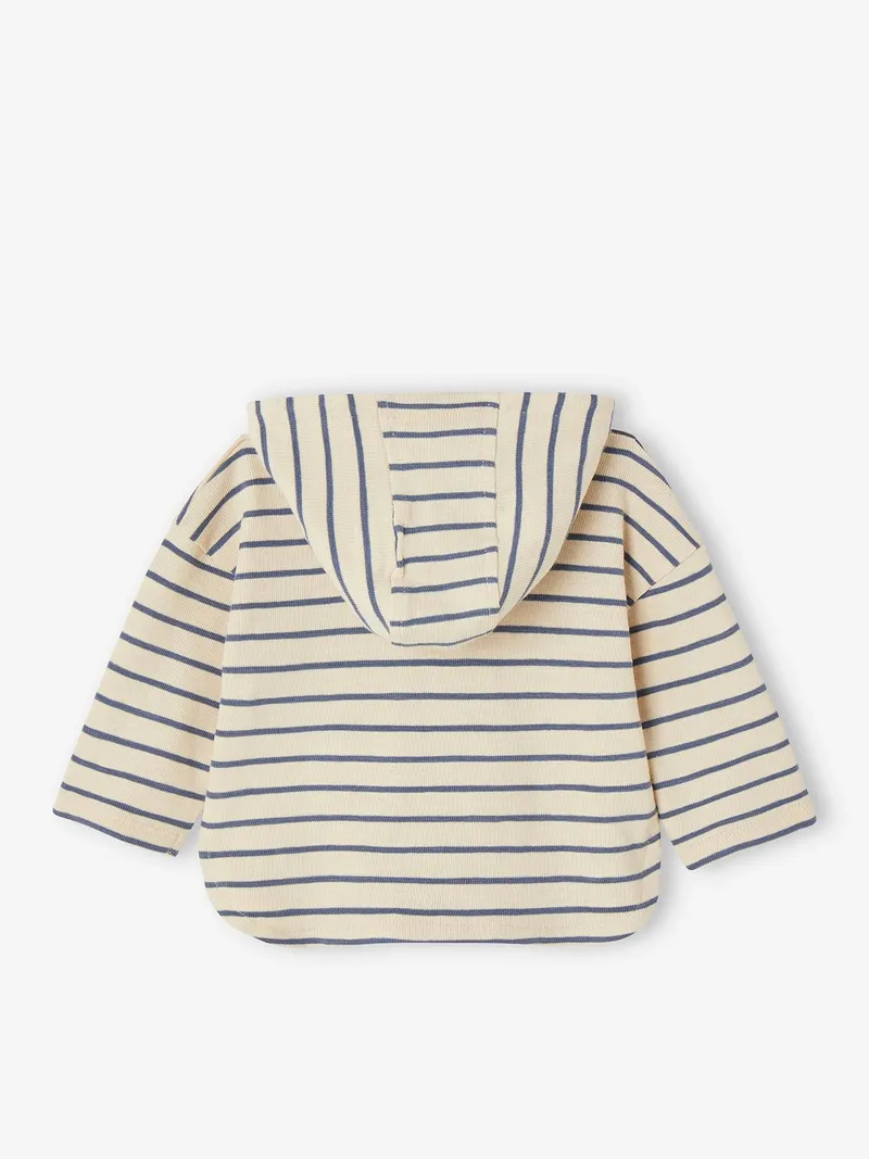 Vertbaudet Vertbaudet Jungen Baby Langarm-Kapuzenshirt, Sandfarben, – Produktbild 4 von 4