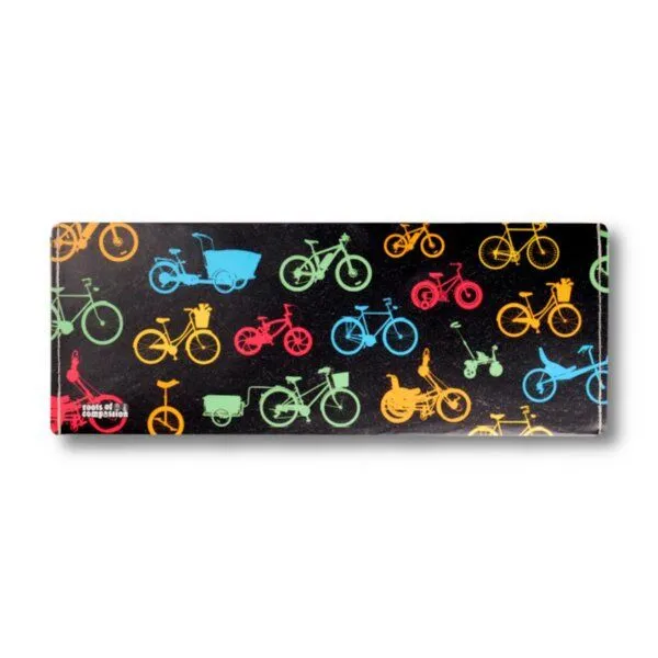 roots of compassion roots of compassion Portemonnaie vegan mit Fahrrad-Design - Wallet aus Tyvek, Geldbörse lederfrei – Produktbild 2 von 3