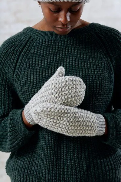 Jyoti - Fair Works Jyoti - Fair Works Baby-Alpaka Fäustling Handschuhe Casma, Grau, – Produktbild 1 von 4
