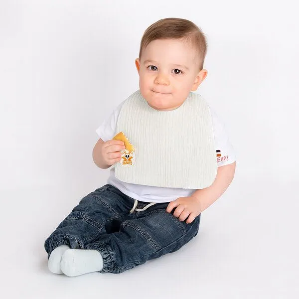 PAPATE PAPATE Lätzchen aus Bio-Baumwolle, Weiss, – Produktbild 4 von 4