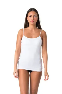 Elsie Elsie Unterhemden Damen 3er Set Spaghetti Top - Tank Top mit Stretch – Produktbild 1 von 1