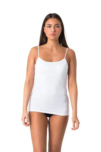 Elsie Elsie Unterhemden Damen 3er Set Spaghetti Top - Tank Top mit Stretch, Schwarz, – Produktbild 2 von 4