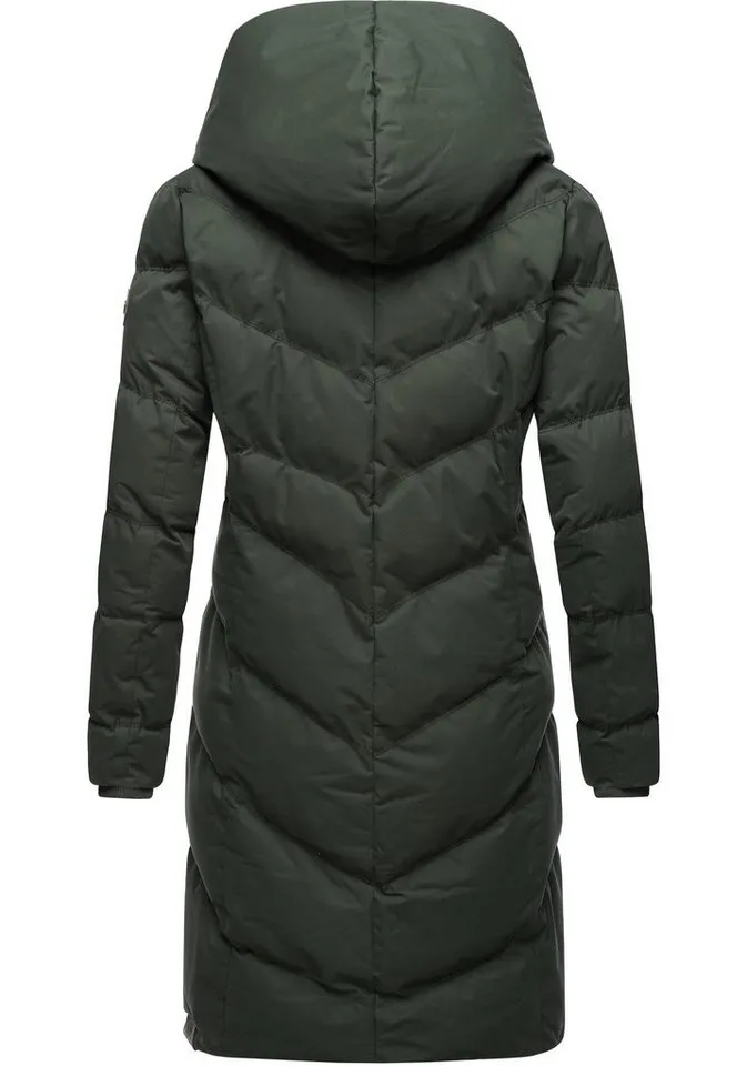 ragwear ragwear Steppmantel Natalka stylischer, gesteppter Winterparka mit gefütterter Kapuze, Grün, – Produktbild 4 von 4