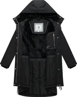 ragwear ragwear Funktionsmantel Frostlin Y Winter Damen Kurzmantel gefüttert mit Fleece – Produktbild 1 von 1