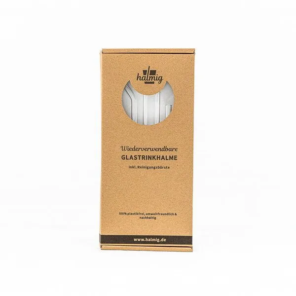 Halmig Halmig Glastrinkhalme im Basic-Set – Produktbild 2 von 3