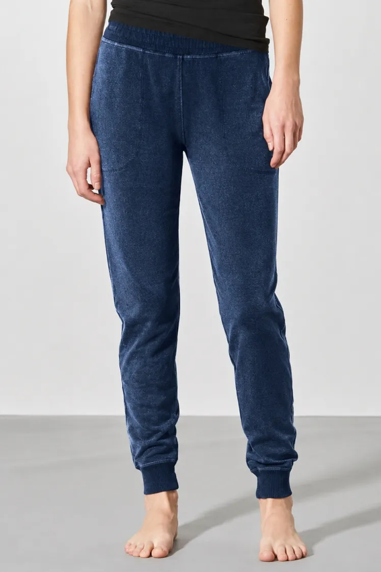 HempAge Hempage Damen vegan Jogginghose In Marineblau, Blau, – Produktbild 2 von 2