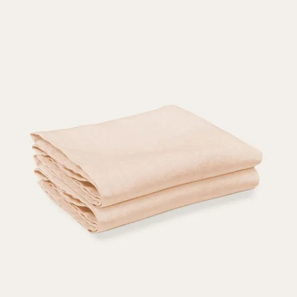 KUSHEL KUSHEL Leinen Tea Towel Duo, Light rose rosa, – Produktbild 3 von 4