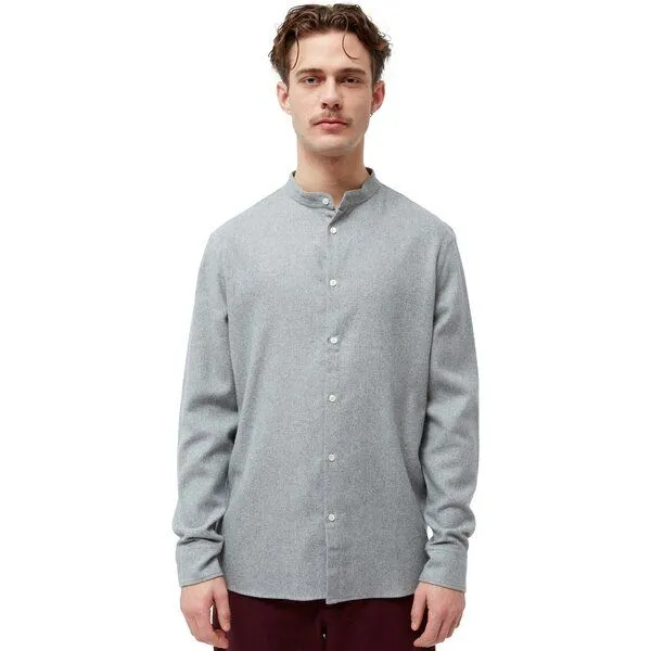 Givn Berlin Givn Berlin Flanell-Hemd Wes Mid, Grey, – Produktbild 1 von 4