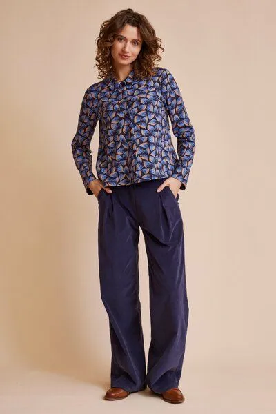 LANA Organic LANA Organic Bluse, Modell Rebecca, Kendra marine, – Produktbild 3 von 4