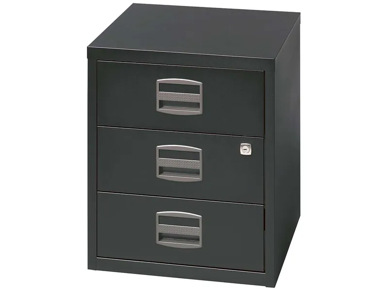 BISLEY Home BISLEY Home Rollcontainer 3 Schübe, Schwarz, – Produktbild 1 von 1