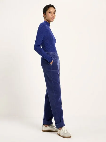 LANIUS LANIUS Kord-Hose mit Gummizug, Blue, – Produktbild 3 von 4