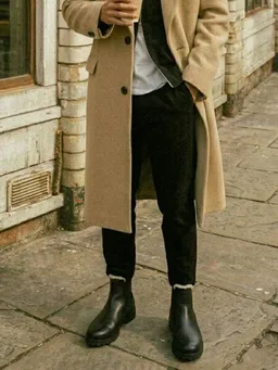 Will's Vegan Shop Will's Vegan Shop Luxe isolierte Chelsea-Stiefel mit tiefem Profil Success Herren – Produktbild 1 von 1