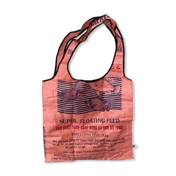 Beadbags Beadbags Einkaufstasche Ri43 recycelter Reissack, Orange, – Produktbild 1 von 2