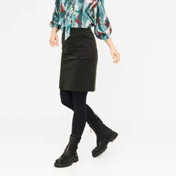 WiDDA WiDDA Damen vegan Skirt Kay Deep Sea Forest Green – Produktbild 1 von 1